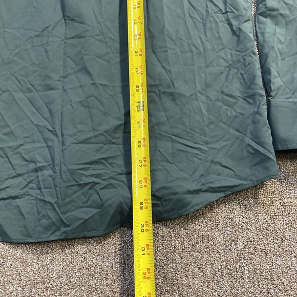 Untuckit Shirt Men's Green 2XL XXL Performance Gironde Button - Picture 2 of 9